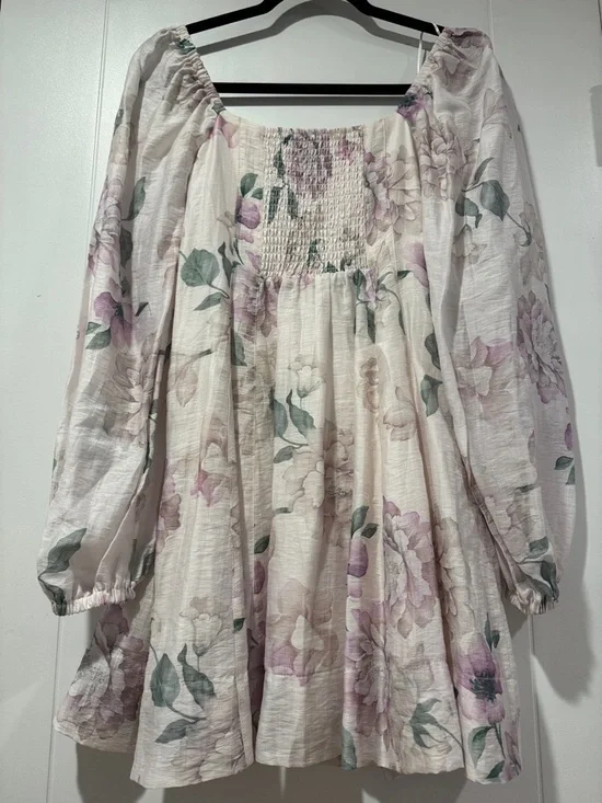 Amelie Balloon Sleeve Mini Dress - size small NWT - Picture 6 of 8